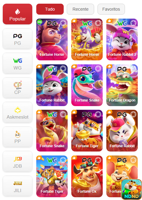 Experiência de Jogos ndnd.com